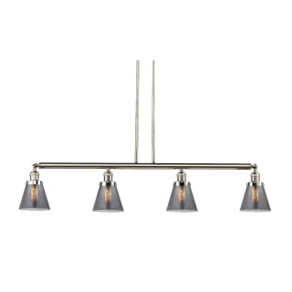 A thumbnail of the Innovations Lighting 214-S Small Cone Polished Nickel / Smoked