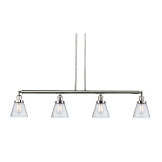 A thumbnail of the Innovations Lighting 214-S Small Cone Polished Nickel / Seedy