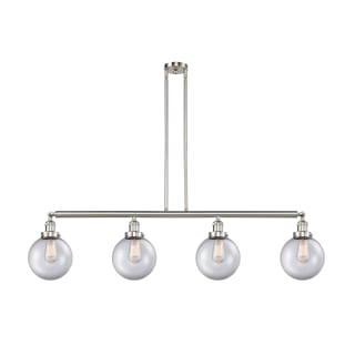 A thumbnail of the Innovations Lighting 214 Large Beacon Brushed Satin Nickel / Clear