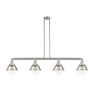 A thumbnail of the Innovations Lighting 214-11-52 Hampden Linear Brushed Satin Nickel / Matte White