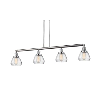 A thumbnail of the Innovations Lighting 214-S Fulton Brushed Satin Nickel / Clear