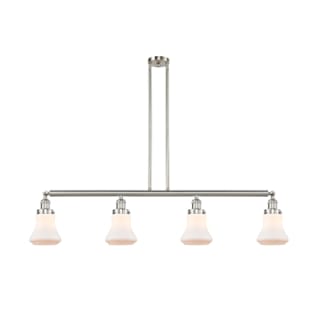 A thumbnail of the Innovations Lighting 214 Bellmont Brushed Satin Nickel / Matte White