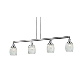 A thumbnail of the Innovations Lighting 214-S Colton Brushed Satin Nickel / Thick Clear Halophane