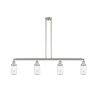 A thumbnail of the Innovations Lighting 214-S Dover Brushed Satin Nickel / Clear