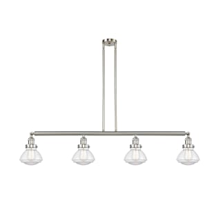 A thumbnail of the Innovations Lighting 214-S Olean Brushed Satin Nickel / Clear