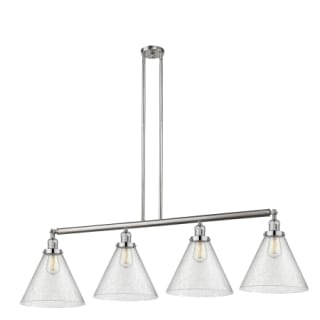 A thumbnail of the Innovations Lighting 214 X-Large Cone Brushed Satin Nickel / Seedy