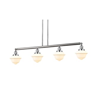 A thumbnail of the Innovations Lighting 214-S Small Oxford Brushed Satin Nickel / Matte White Cased