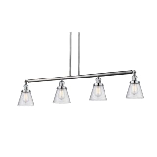 A thumbnail of the Innovations Lighting 214-S Small Cone Brushed Satin Nickel / Seedy