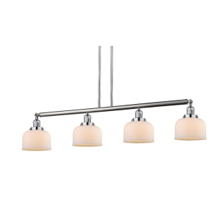 A thumbnail of the Innovations Lighting 214-S Large Bell Brushed Satin Nickel / Matte White Cased