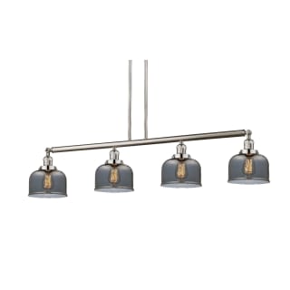A thumbnail of the Innovations Lighting 214-S Large Bell Brushed Satin Nickel / Plated Smoked