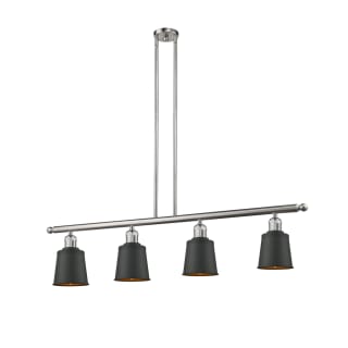 A thumbnail of the Innovations Lighting 214 Addison Brushed Satin Nickel / Matte Black
