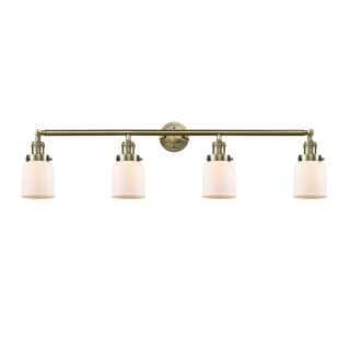 A thumbnail of the Innovations Lighting 215-10-42 Bell Vanity Antique Brass / Matte White