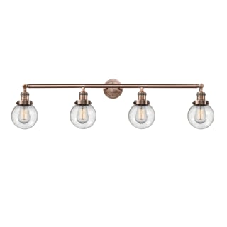 A thumbnail of the Innovations Lighting 215-S-6 Beacon Antique Copper / Seedy