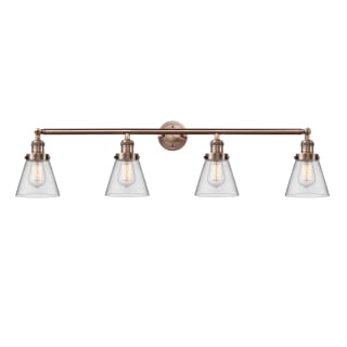 A thumbnail of the Innovations Lighting 215-S Small Cone Antique Copper / Clear