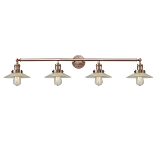 A thumbnail of the Innovations Lighting 215-S Halophane Antique Copper / Flat