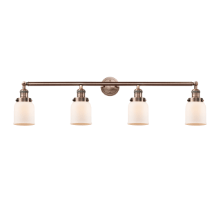 A thumbnail of the Innovations Lighting 215-S Small Bell Antique Copper / Matte White Cased