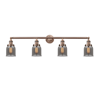 A thumbnail of the Innovations Lighting 215-S Small Bell Antique Copper / Plated Smoked