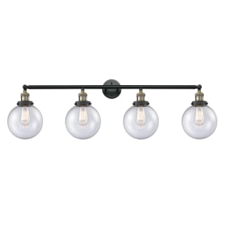 A thumbnail of the Innovations Lighting 215-S-8 Beacon Black Antique Brass / Seedy