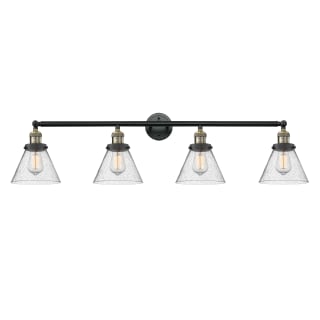 A thumbnail of the Innovations Lighting 215-S Large Cone Black Antique Brass / Seedy