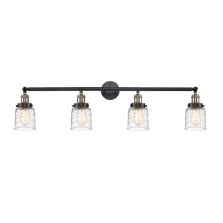 A thumbnail of the Innovations Lighting 215-10-42 Bell Vanity Black Antique Brass / Deco Swirl