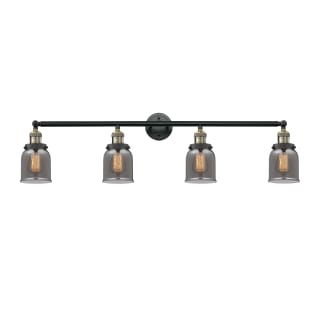 A thumbnail of the Innovations Lighting 215-S Small Bell Black Antique Brass / Plated Smoked