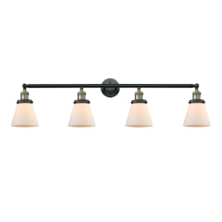 A thumbnail of the Innovations Lighting 215-S Small Cone Black Antique Brass / Matte White