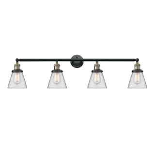 A thumbnail of the Innovations Lighting 215-S Small Cone Black Antique Brass / Clear