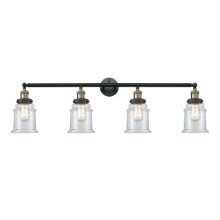 A thumbnail of the Innovations Lighting 215-S Canton Black Antique Brass / Clear