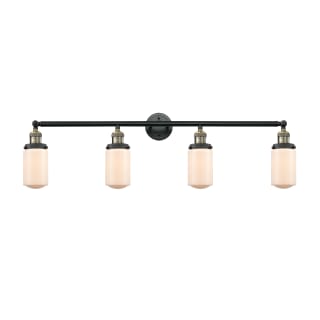 A thumbnail of the Innovations Lighting 215 Dover Black Antique Brass / Matte White Cased