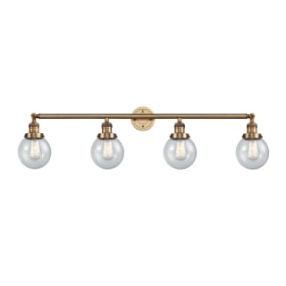 A thumbnail of the Innovations Lighting 215-12-42 Beacon Vanity Brushed Brass / Seedy