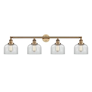 A thumbnail of the Innovations Lighting 215 Large Bell Brushed Brass / Clear