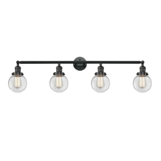 A thumbnail of the Innovations Lighting 215-S-6 Beacon Matte Black / Clear