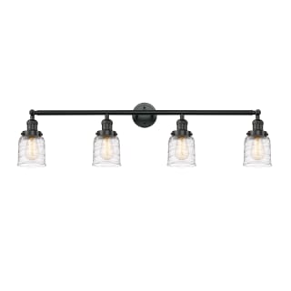 A thumbnail of the Innovations Lighting 215-10-42 Bell Vanity Matte Black / Deco Swirl