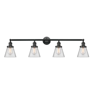 A thumbnail of the Innovations Lighting 215-10-42 Cone Vanity Matte Black / Clear