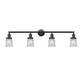 A thumbnail of the Innovations Lighting 215-S Small Canton Matte Black / Seedy