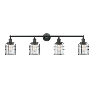 A thumbnail of the Innovations Lighting 215-S Small Bell Cage Matte Black / Clear