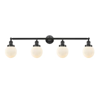 A thumbnail of the Innovations Lighting 215-S-6 Beacon Oil Rubbed Bronze / Matte White