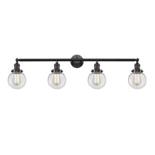 A thumbnail of the Innovations Lighting 215-S-6 Beacon Oil Rubbed Bronze / Clear