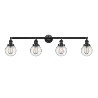 A thumbnail of the Innovations Lighting 215-S-6 Beacon Oil Rubbed Bronze / Seedy