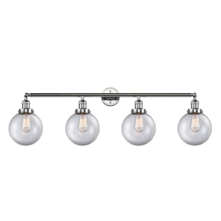A thumbnail of the Innovations Lighting 215-14-44 Beacon Vanity Polished Chrome / Clear