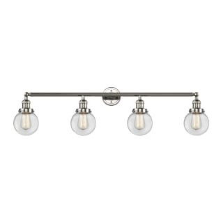 A thumbnail of the Innovations Lighting 215-12-42 Beacon Vanity Polished Nickel / Clear