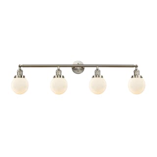 A thumbnail of the Innovations Lighting 215-12-42 Beacon Vanity Brushed Satin Nickel / Matte White