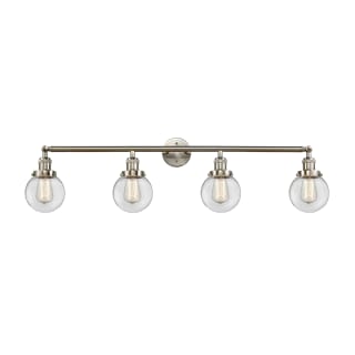 A thumbnail of the Innovations Lighting 215-12-42 Beacon Vanity Brushed Satin Nickel / Clear