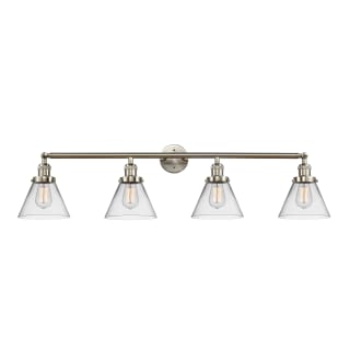 A thumbnail of the Innovations Lighting 215 Large Cone Satin Brushed Nickel / Clear