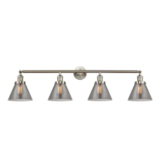 A thumbnail of the Innovations Lighting 215 Large Cone Satin Brushed Nickel / Smoked