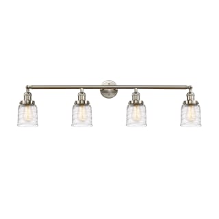 A thumbnail of the Innovations Lighting 215-10-42 Bell Vanity Brushed Satin Nickel / Deco Swirl