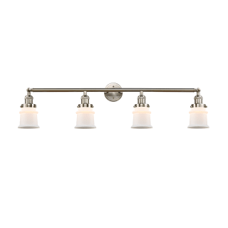 A thumbnail of the Innovations Lighting 215-S Small Canton Brushed Satin Nickel / Matte White