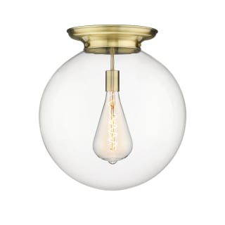 A thumbnail of the Innovations Lighting 221-1F-20-18 Beacon Flush Antique Brass / Clear