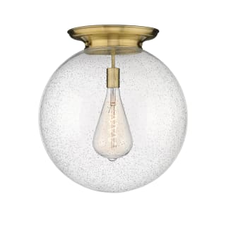 A thumbnail of the Innovations Lighting 221-1F-20-18 Beacon Flush Antique Brass / Seedy