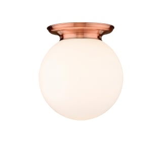 A thumbnail of the Innovations Lighting 221-1F-16-14 Beacon Flush Antique Copper / Matte White